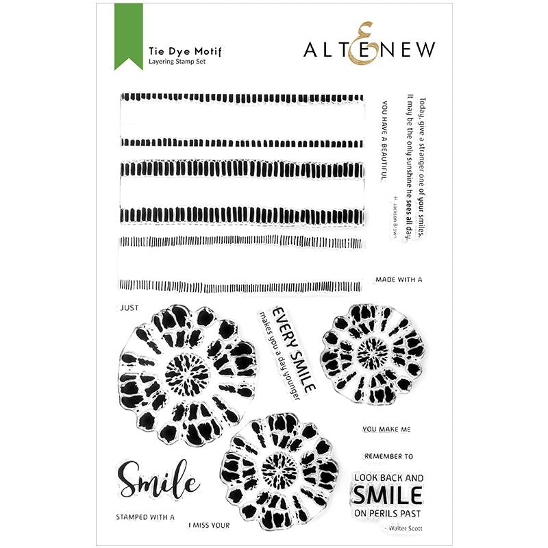 Altenew Clear Stamps Tie Dye Motifs