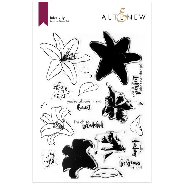 Altenew Clear Stamps Inky Lily