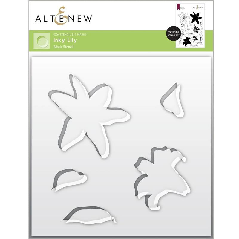 Altenew Stencil Inky Lily