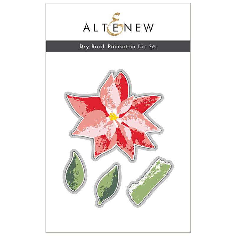 Altenew Dies Dry Brush Poinsettia