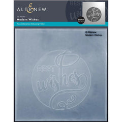 Altenew Debossing Folder Modern Wishes