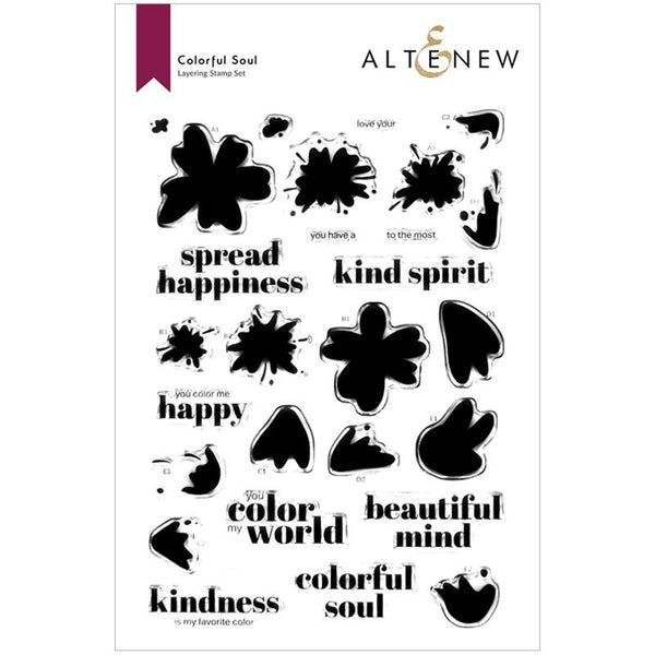 Altenew Clear Stamps Colorful Soul