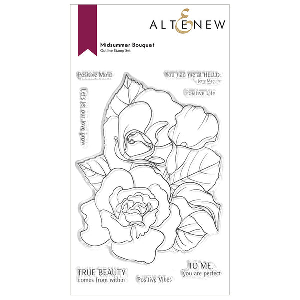 Altenew Clear Stamps Midsummer Bouquet