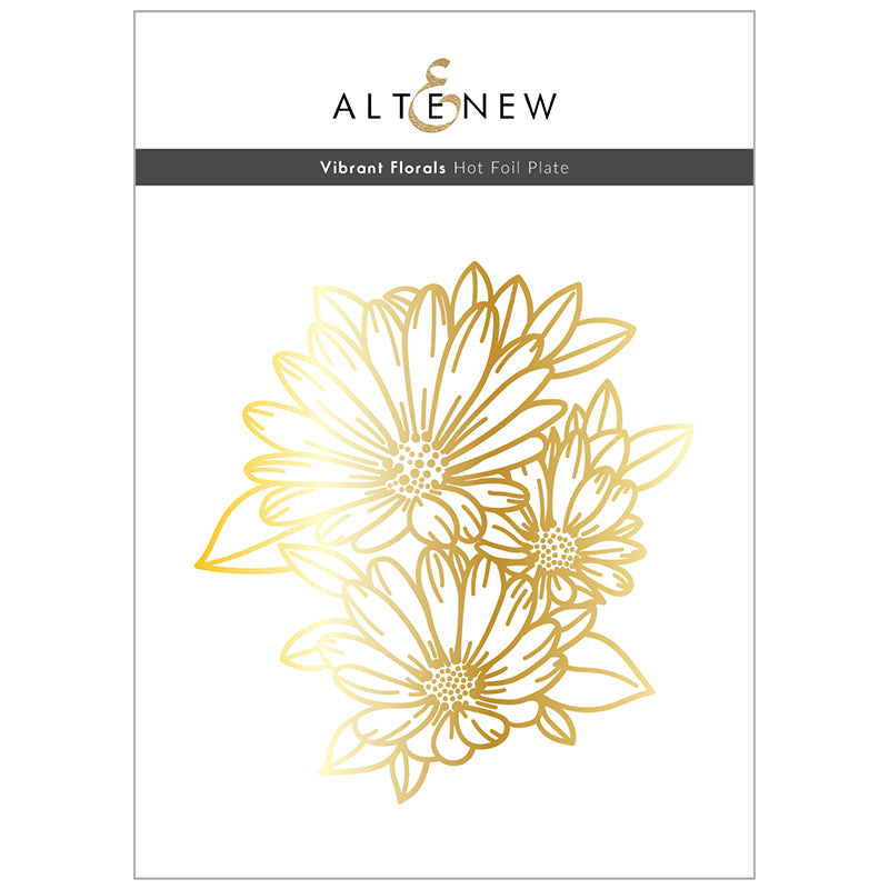 Altenew Hot Foil Plate Vibrant Florals