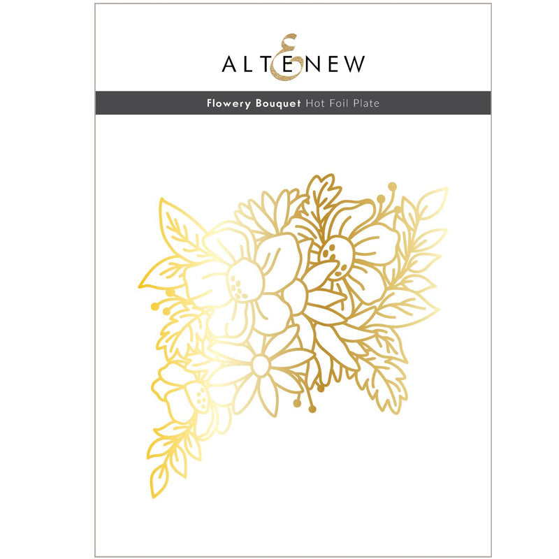 Altenew Hot Foil Plate Flowery Bouquet