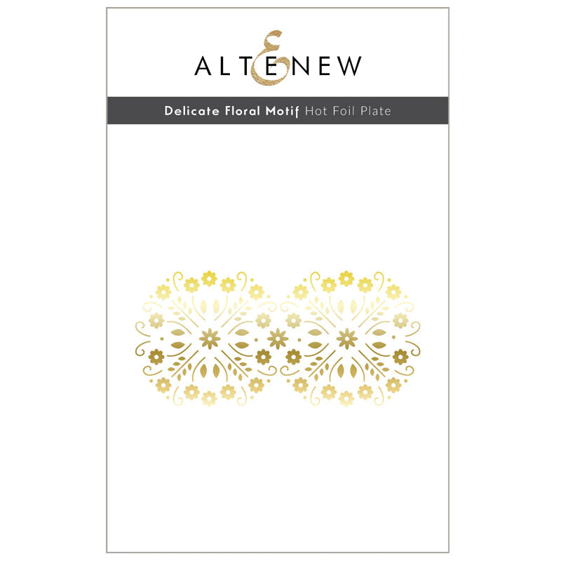 Altenew Hot Foil Plate Delicate Floral Motif