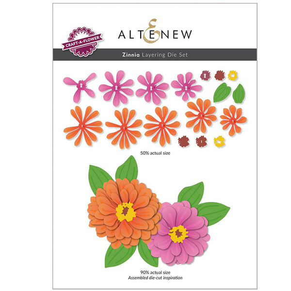 Altenew Dies Craft-A-Flower: Zinnia
