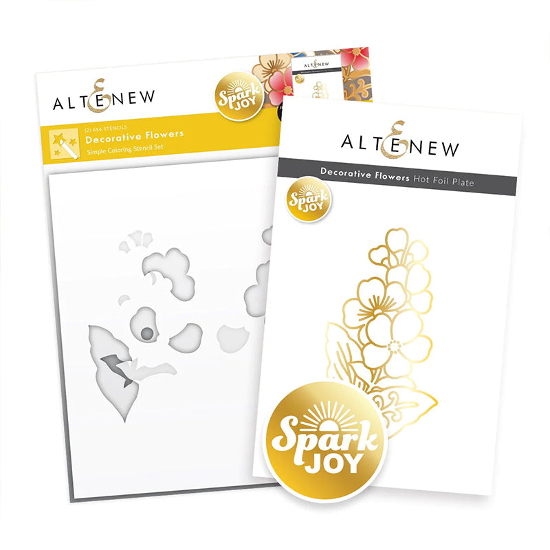 Altenew Bundle 2pc Spark Joy Decorative Flowers