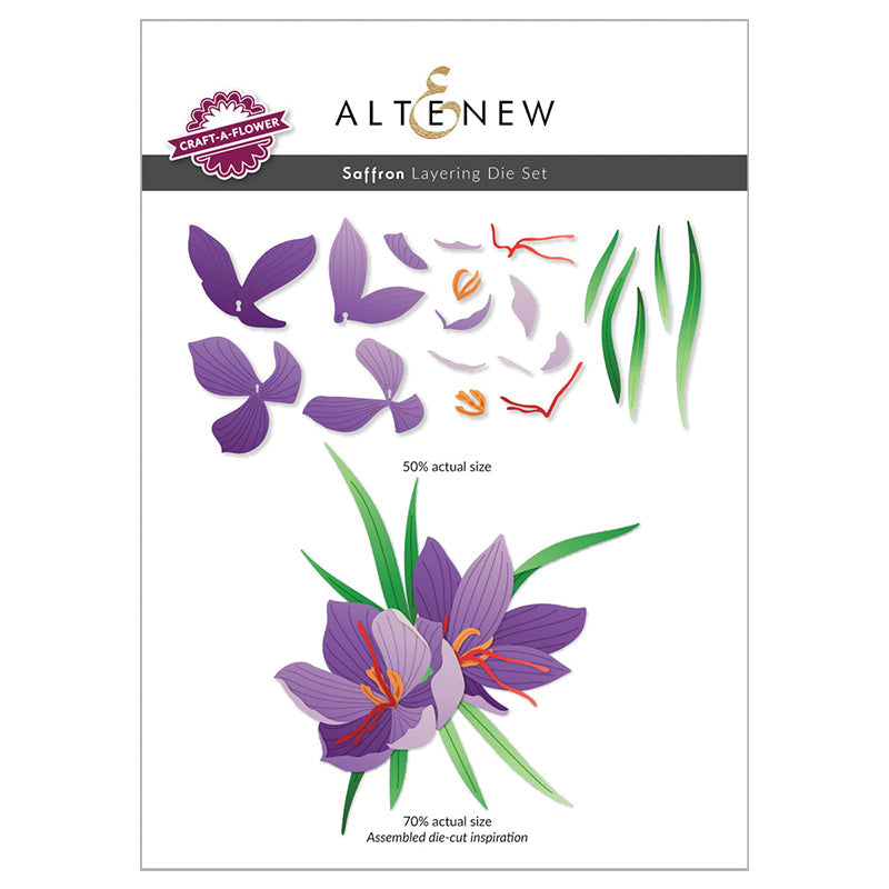 Altenew Dies Craft-A-Flower Saffron Layering