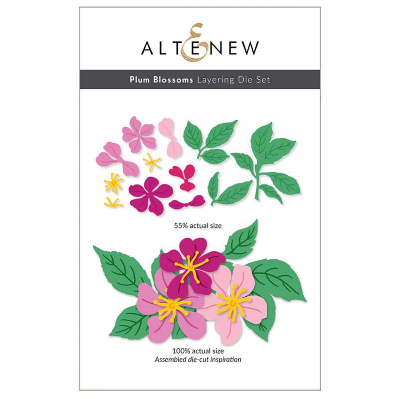 Altenew Dies Plum Blossoms - You know that plum blossoms symbolize perseverance and hope, as well as beauty thriving in adverse circumstances