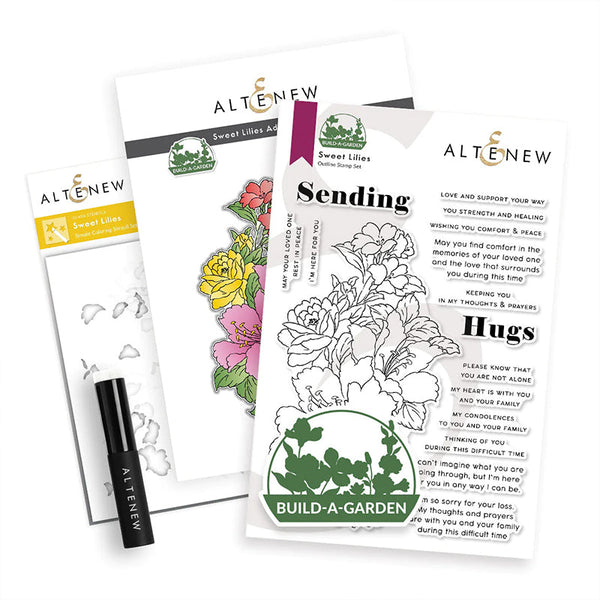 Altenew Bundle 3pc Build-A-Garden Sweet Lilies & Add-On