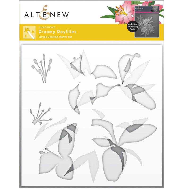 Altenew Stencils Dreamy Daylilies