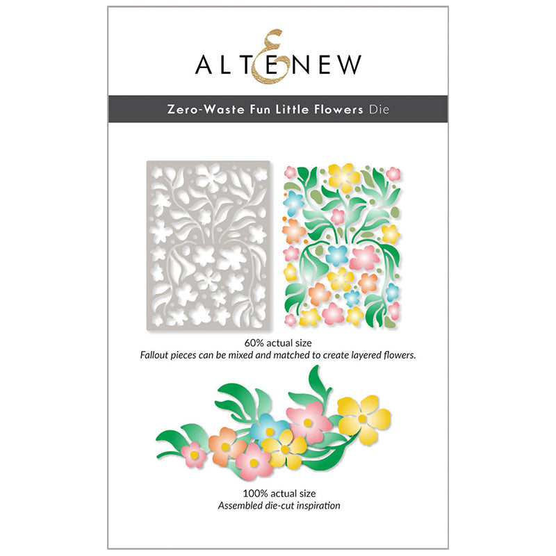 Altenew Dies Zero-Waste Fun Little Flowers