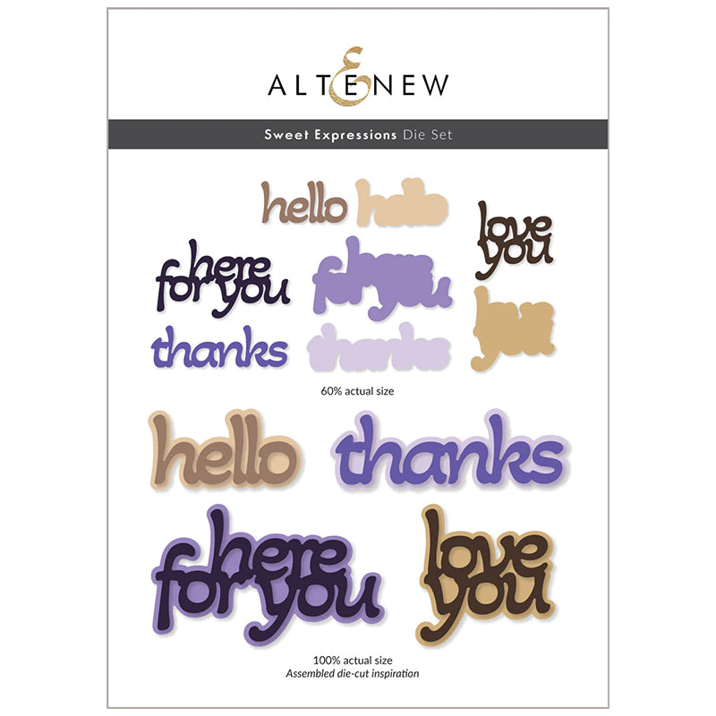 Altenew Dies Sweet Expressions