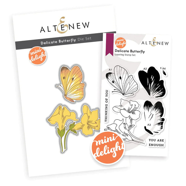 Altenew Stamps & Dies Mini Delight: Delicate Butterfly