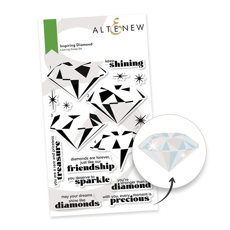 Altenew Clear Stamps Inspiring Diamond