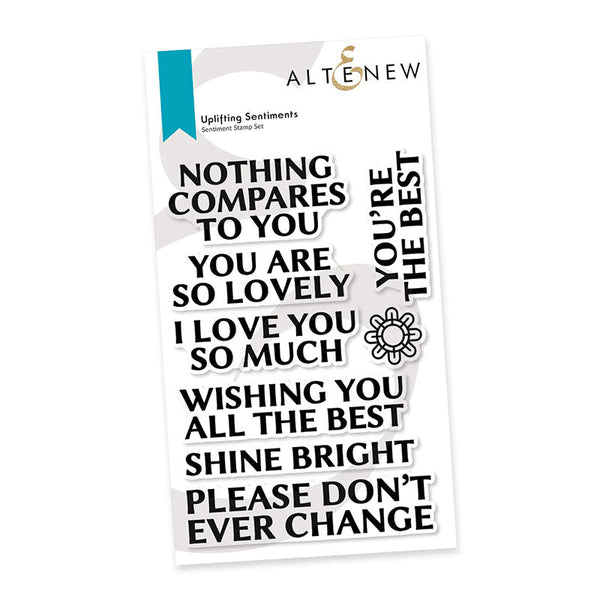 Altenew Clear Stamps Uplifting Sentiments