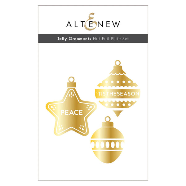 Altenew Hot Foil Plate Jolly Ornaments