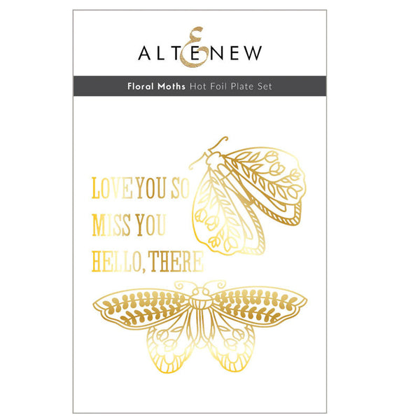 Altenew Hot Foil Plate Floral Moths