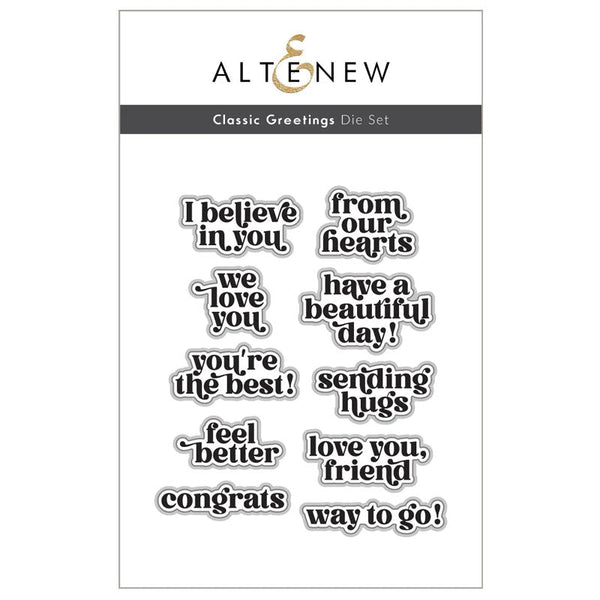 Altenew Dies Classic Greetings
