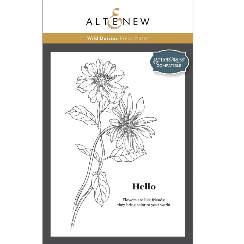 Altenew Press Plate Wild Daisies