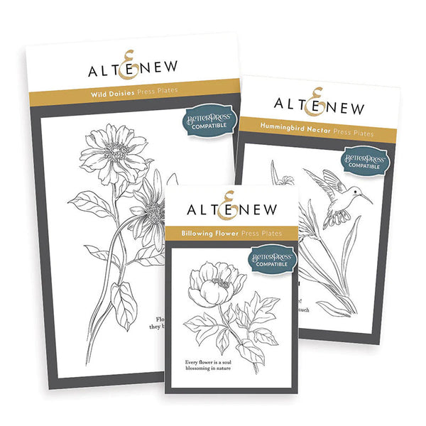 Altenew Press Plate Wildflower Waltz