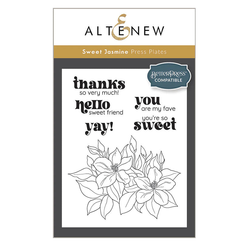 Altenew Press Plates Sweet Jasmine