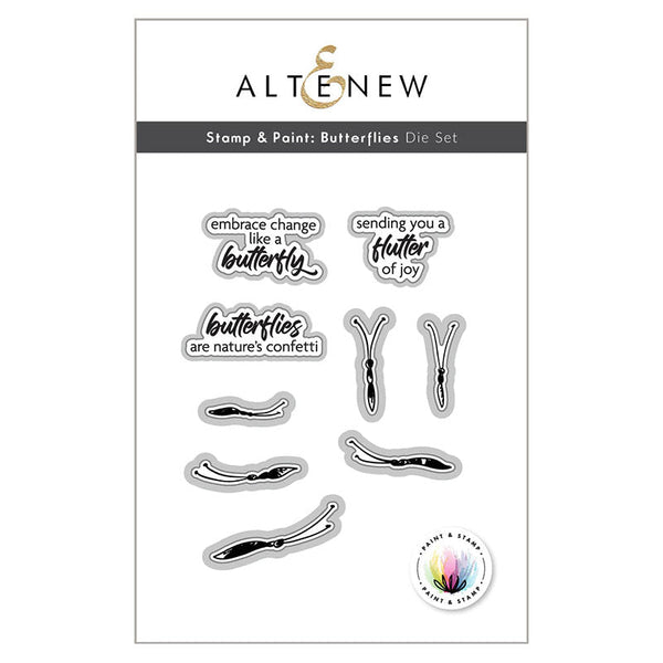 Altenew Dies Paint & Stamp Butterflies