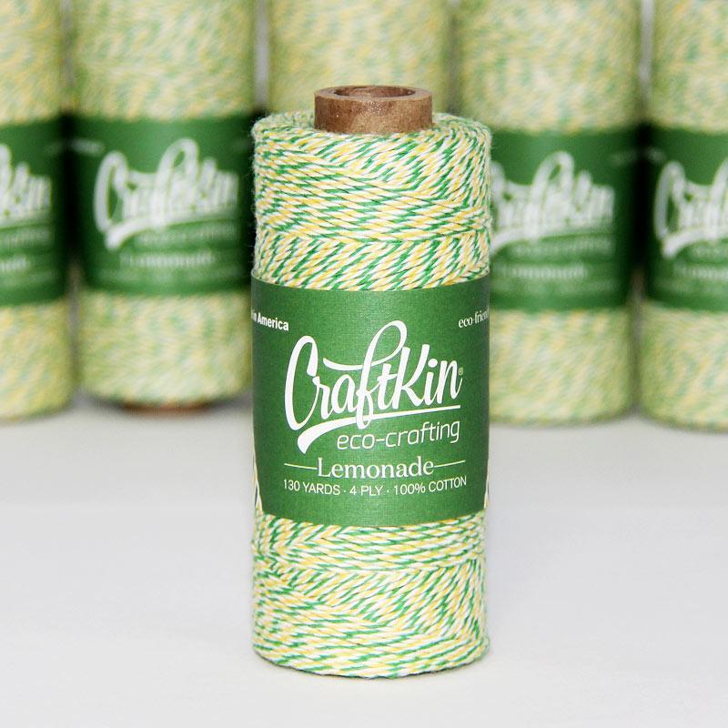 Craftkin Baker's Twine 130 Yards - Lemonade