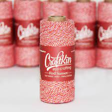 Craftkin Baker's Twine 130 Yards - Red Sunset
