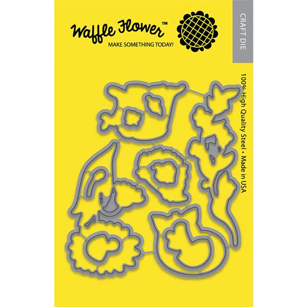 Waffle Flower Dies Autumn Time