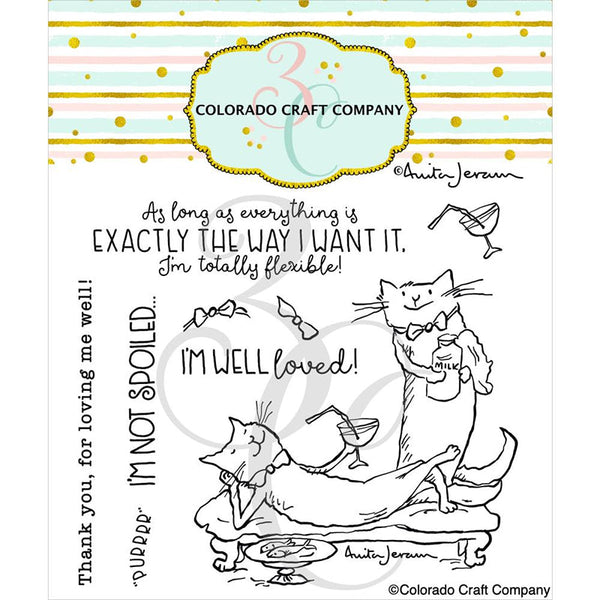 Colorado Craft Clear Stamps Spoiled Cats