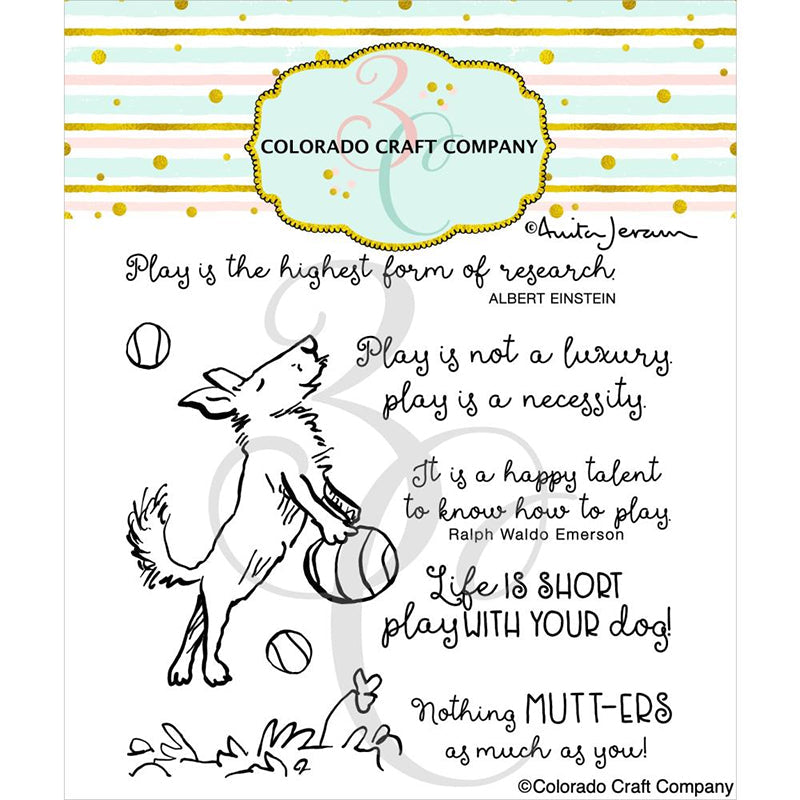 Colorado Craft Clear Stamps Play Ball