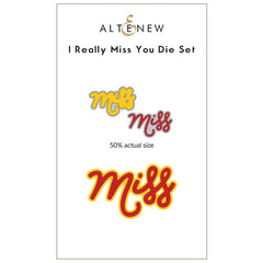 Altenew Dies I Really Miss You