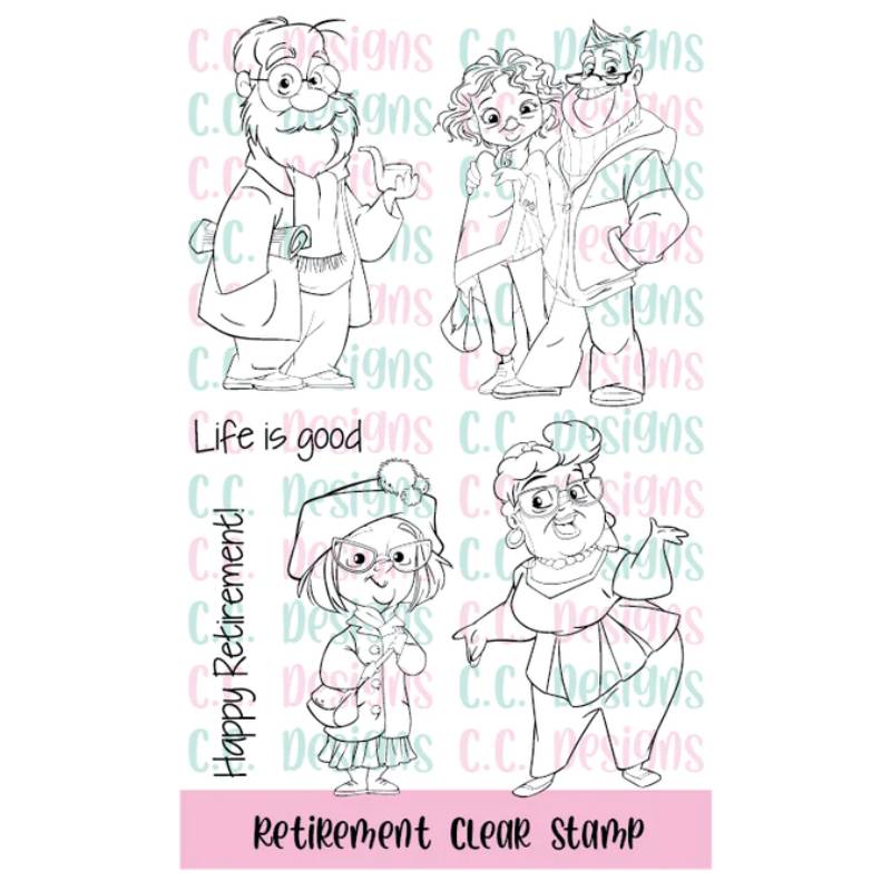 C.C. Designs Clear Stamps Retirement