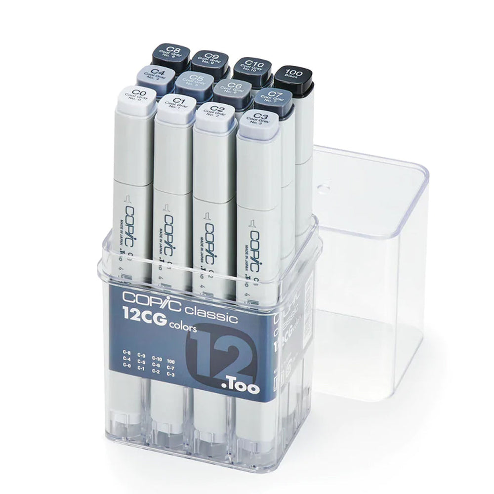 COPIC Original Marker 12pc Cool Gray (NEW 2022)