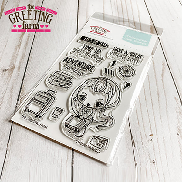 The Greeting Farm Clear Stamps Cheeky Travels