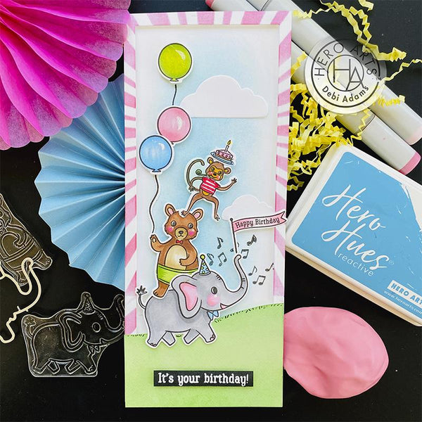 Hero Arts Clear Stamps Party Animals