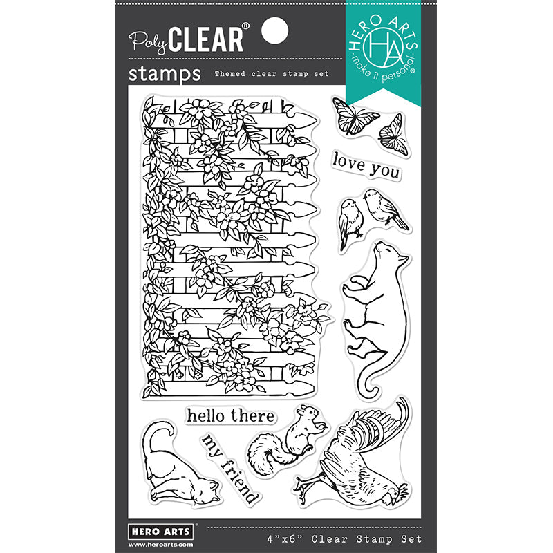 Hero Arts Clear Stamps Garden Critters