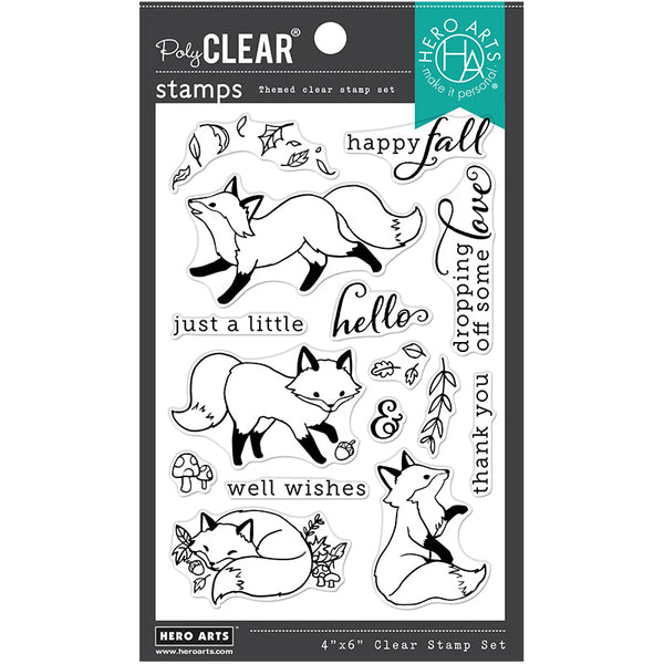 Hero Arts Clear Stamps Fall Fox