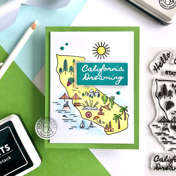 Hero Arts Clear Stamps Golden State