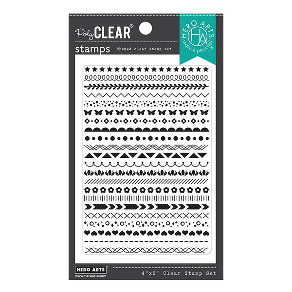 Hero Arts Clear Stamps Decorative Strips
