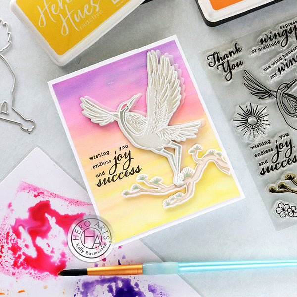Hero Arts Clear Stamps Crane Wishes