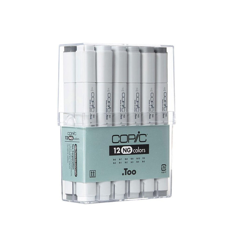 COPIC Original Marker 12pc Neutral Gray – MarkerPOP