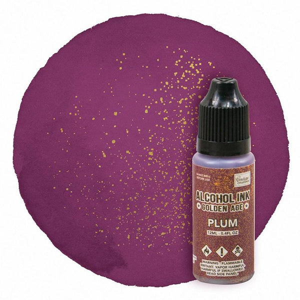 Couture Creations Golden Age Alcohol Ink Plum