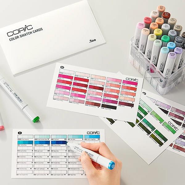 COPIC Color Swatch Cards
