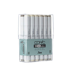 COPIC Original Marker 12pc Warm Gray