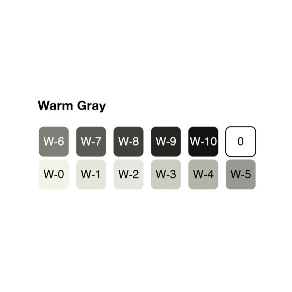 COPIC Original Marker 12pc Warm Gray (NEW 2022)