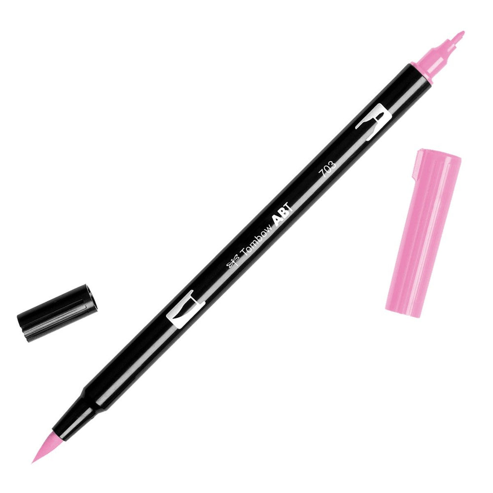 Tombow Dual Brush Marker 703 Pink Rose