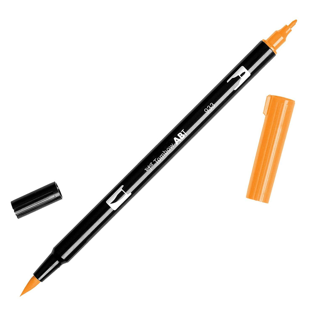 Tombow Dual Brush Marker 933 Orange